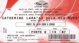 Billet concert Palais des sports Paris