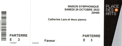 Catherine Lara concert Montréal Quebec 29-10-2022