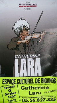 Affiche du concert à Biganos