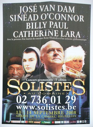 Affiche concert les Solistes Bruxelles