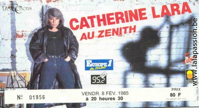 Billet Zénith 1985