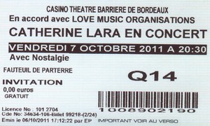 Billet concert Boreaux