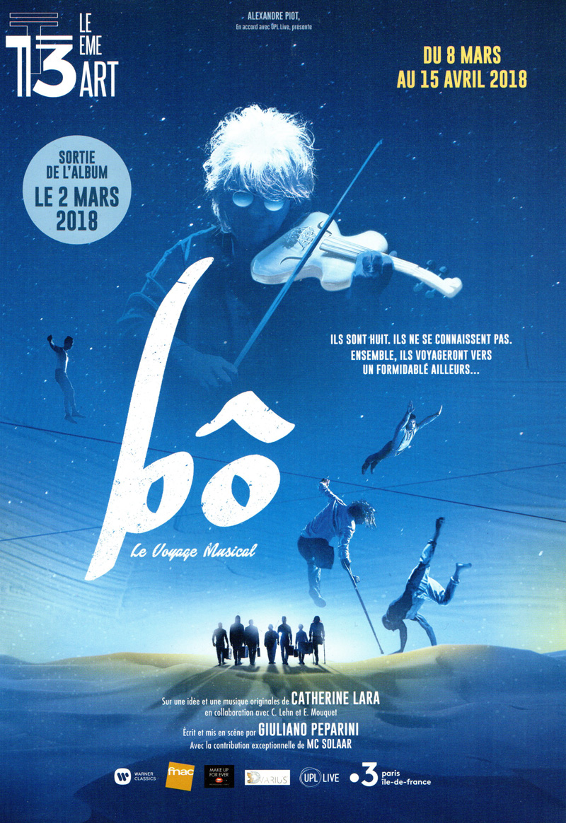 Programme Bo,le Spectacle Catheirne Lara