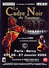 Affiche du concert Le cadre noir de Saumur à Paris Bercy