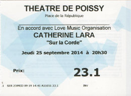 Billet Concert Poissy 2014