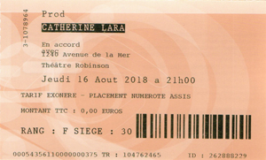 Catherine Lara - Concert 16 Août à Mandelieu la Napoule