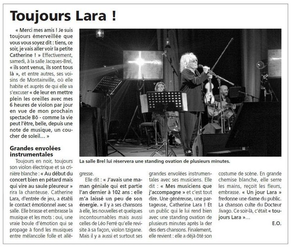 Catherine Lara concert Mantes-la-Ville 2017