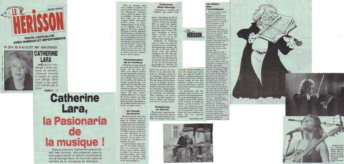 Magazine Le Hérisson du 16 au 22 octobre 1991