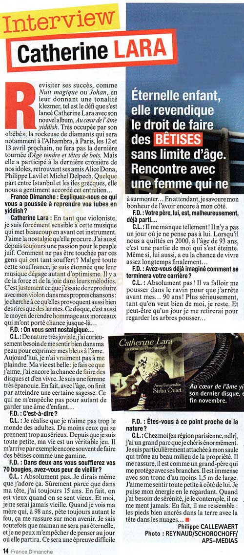 Presse - 2013 - 03 - France Dimanche